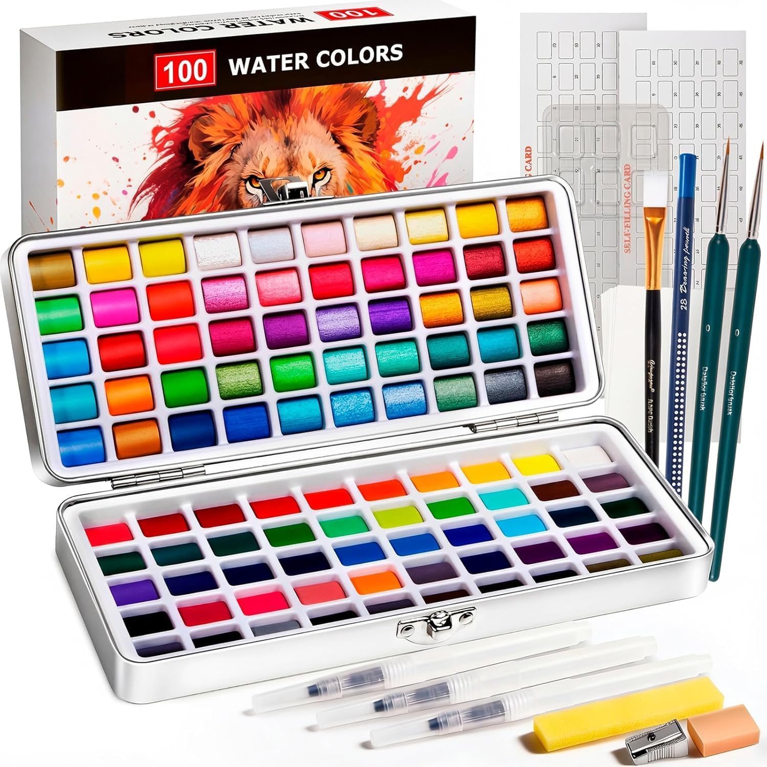 Watercolor Paint Sets (100 Colors