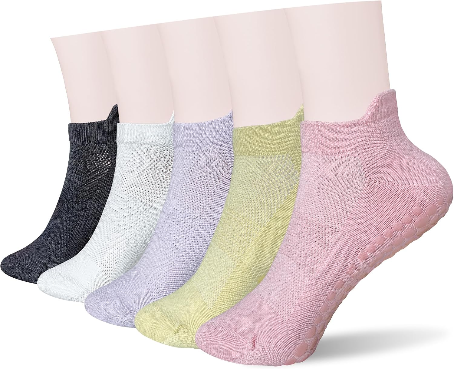 Non-Slip Pilates Ankle Socks