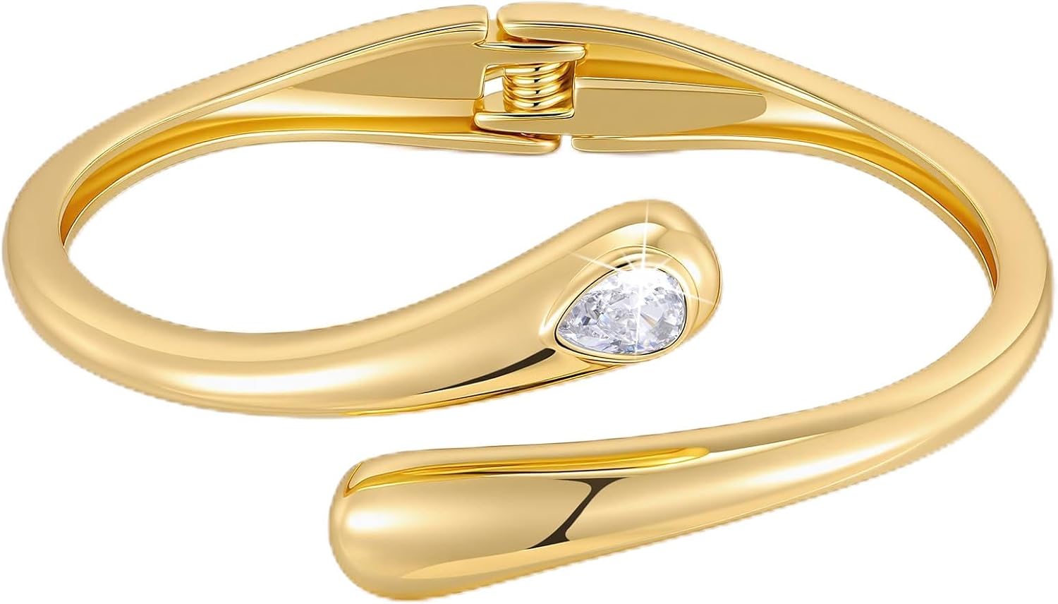 Goxygen Gold Teardrop Bangles