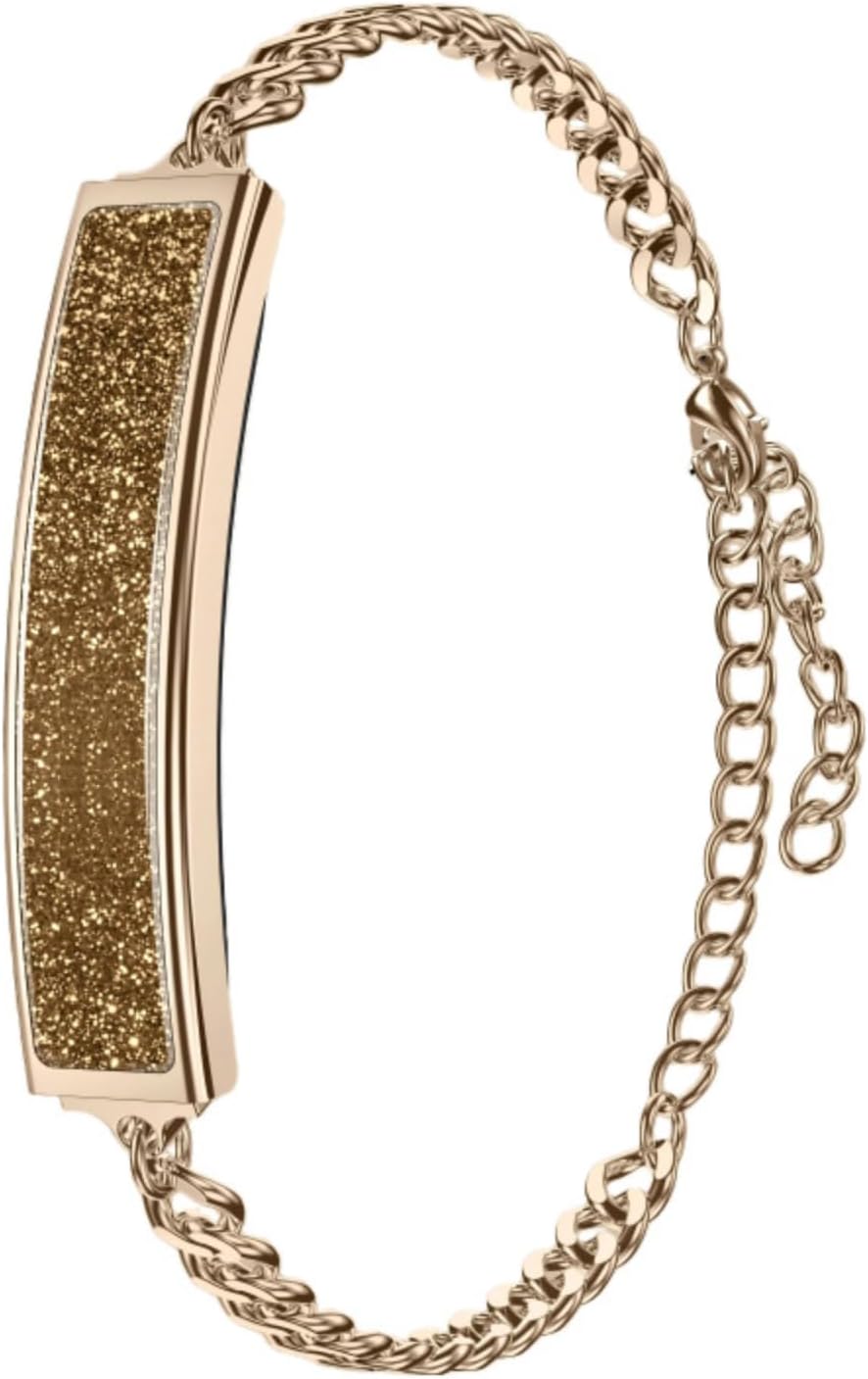 Smart Fitness Tracker Bracelets (Gold