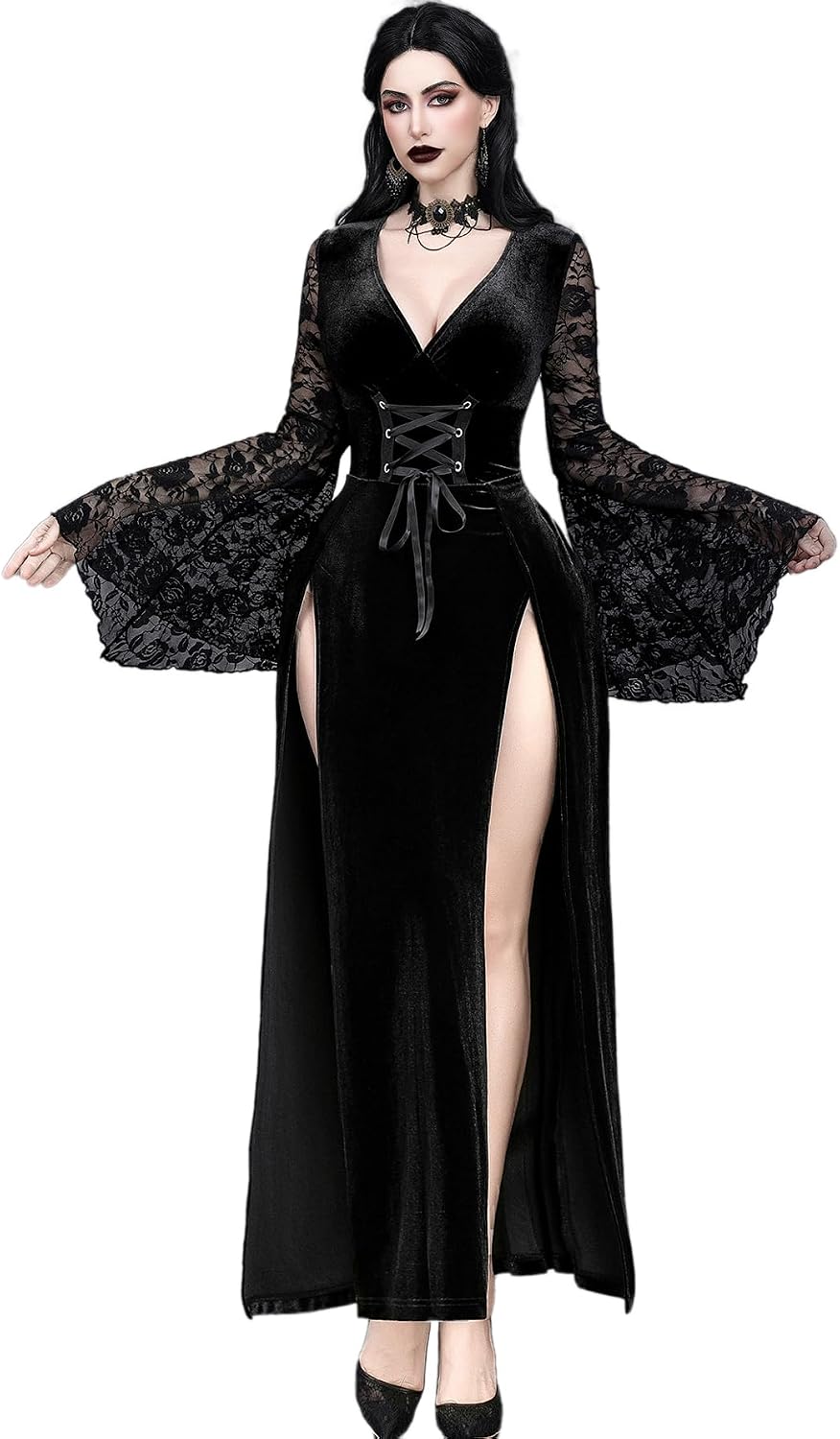 InGoticos Gothic Lace-up Dresses