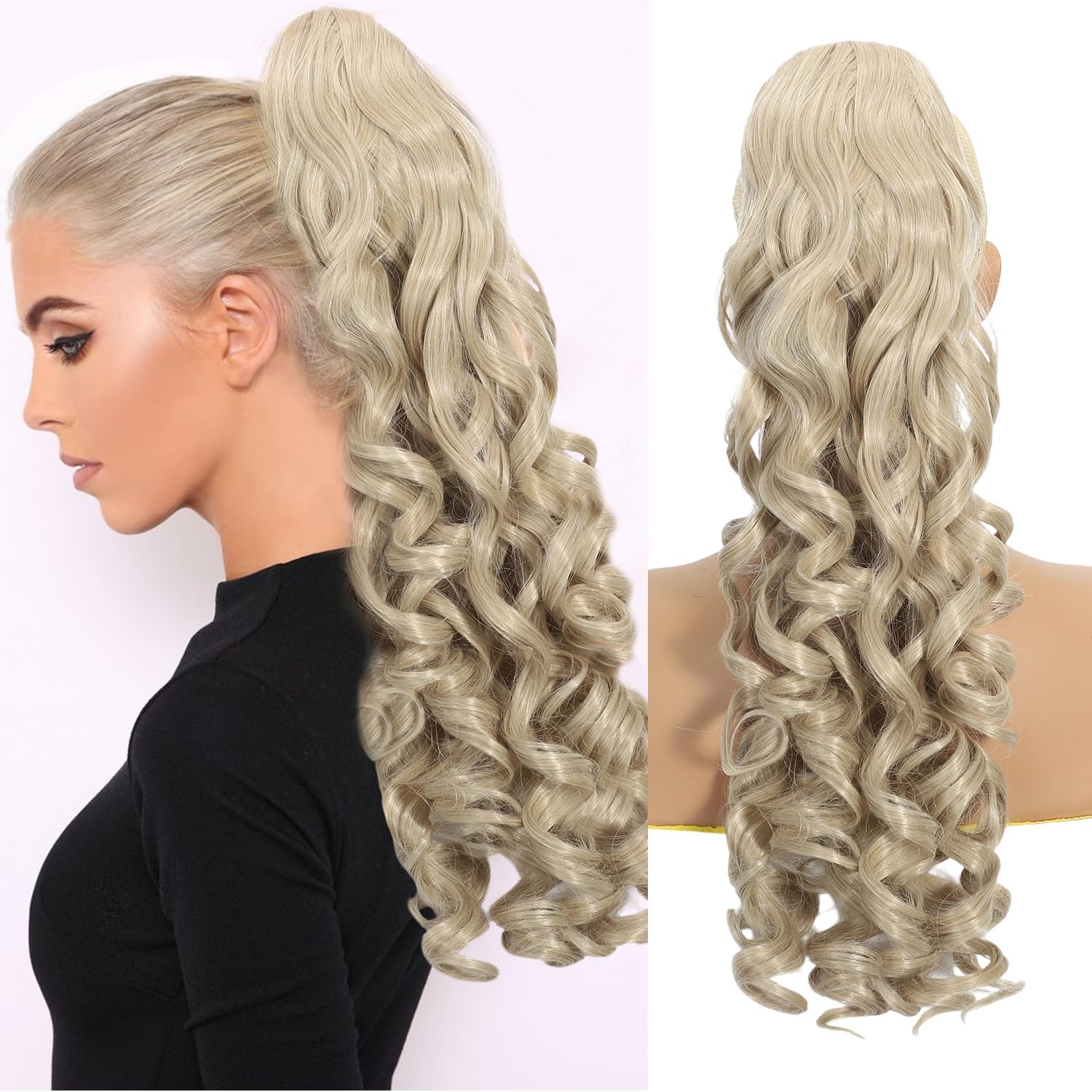 HYJ Curly Ponytail Extensions
