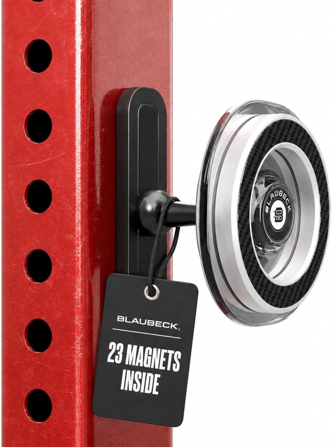 MagSafe Gym Magnet Mount for Gym and Squat Rack, Metal Phone Holder