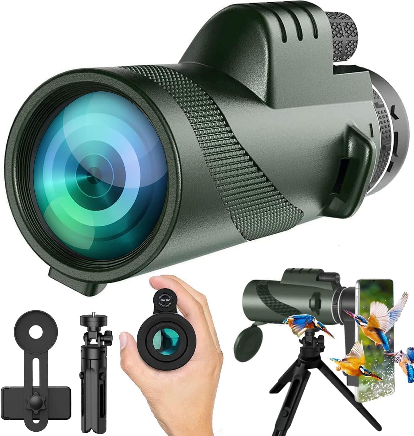 PhysioPhyx Monocular Telescopes (Green