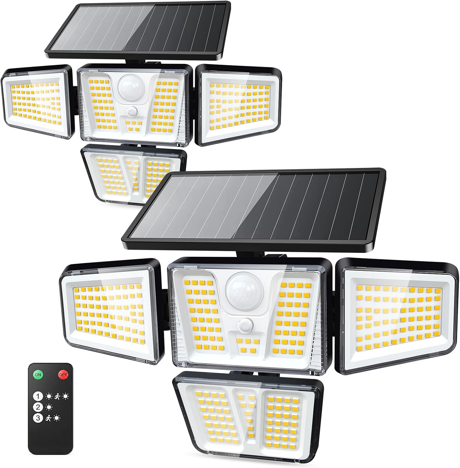 Solar Flood Lights 270 Motion Sensor