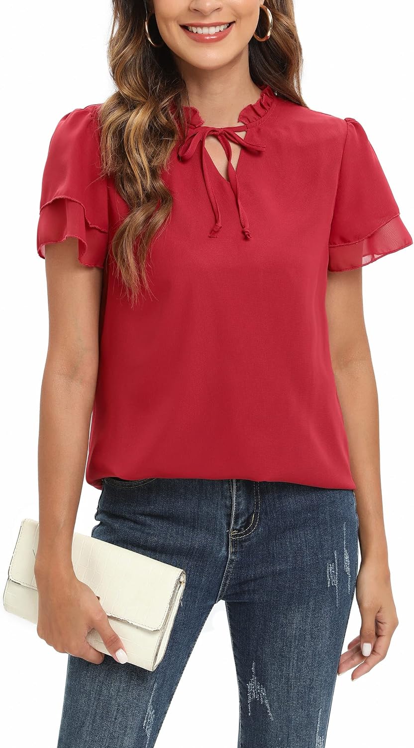 Women Trendy Chiffon Blouses