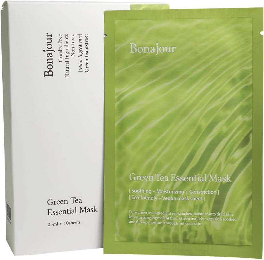 BONAJOUR Green Tea Sheet Masks