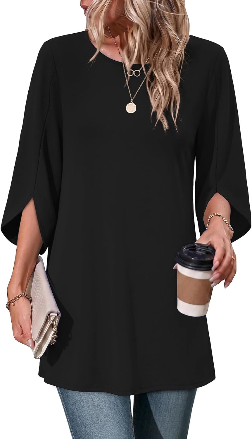 OFEEFAN Boho Tunic Tops