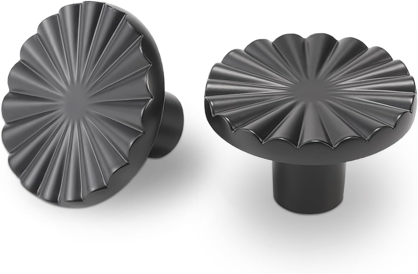 BUKOBYHE Matte Black Cabinet Knobs