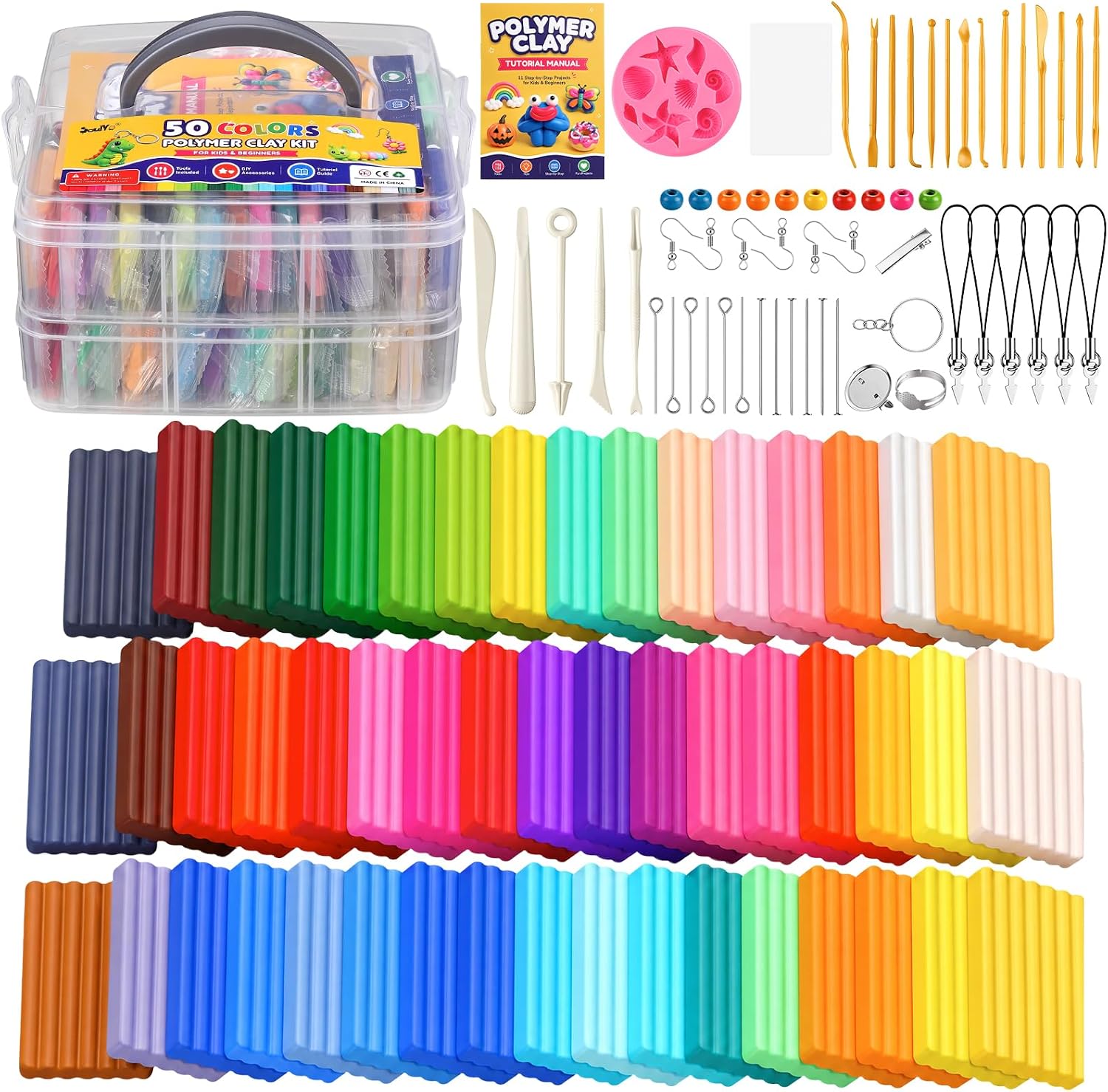 Polymer Clay Kits (50 Colors