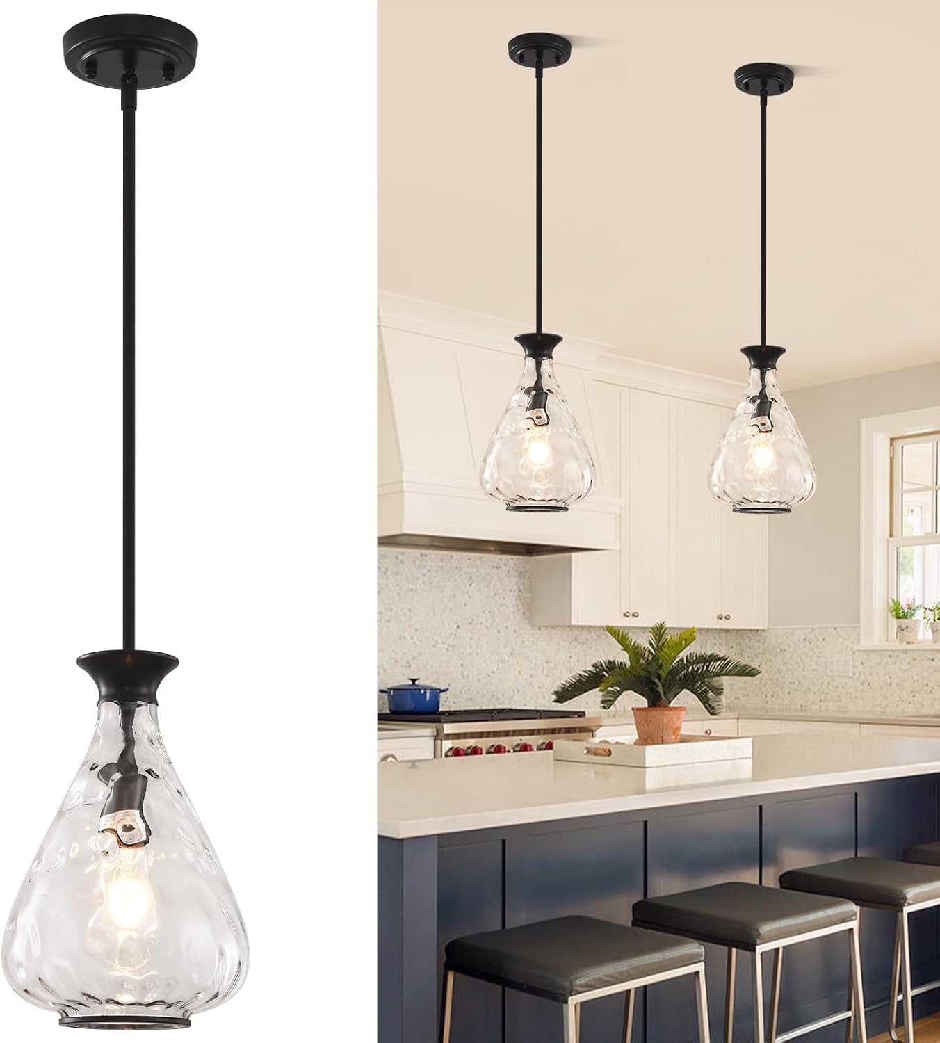 Matte Black Pendant Lights