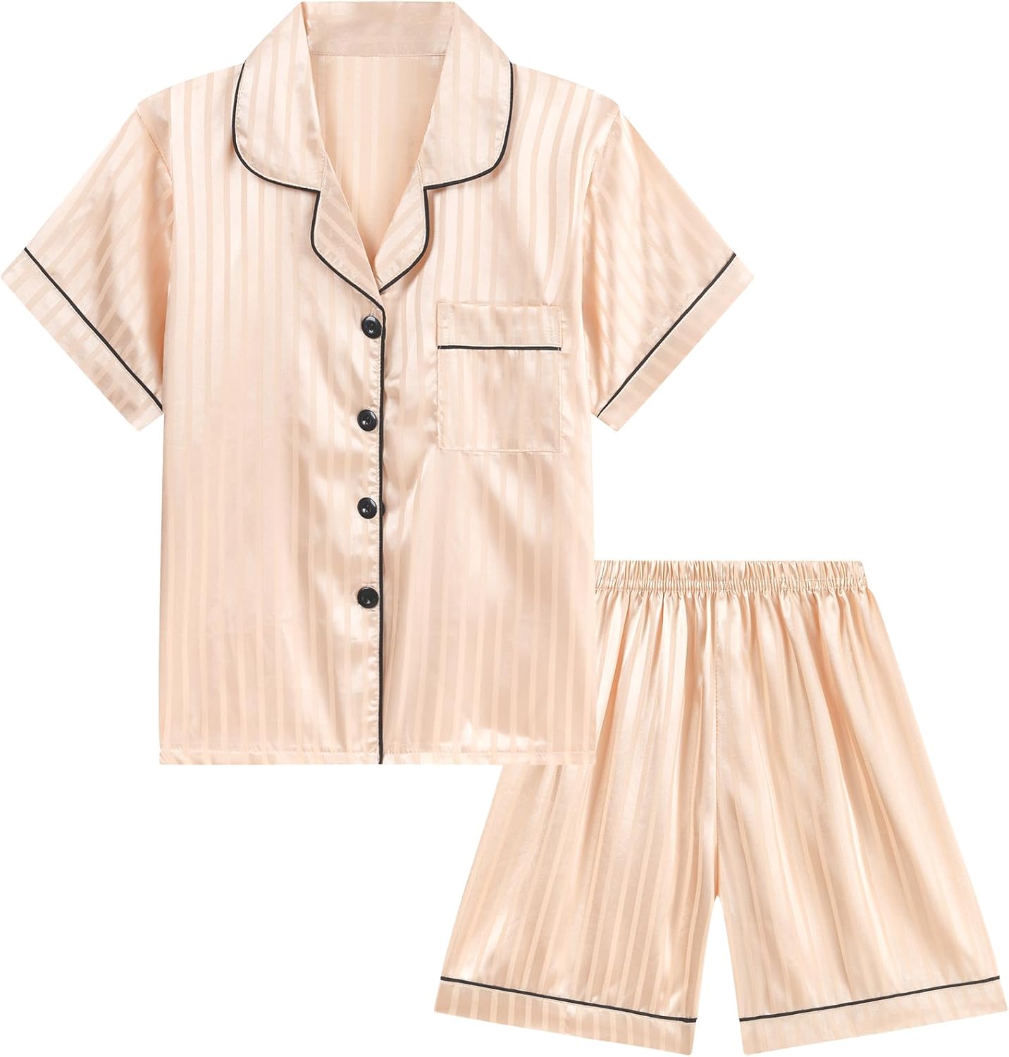 Dipug Girls Satin Pajamas