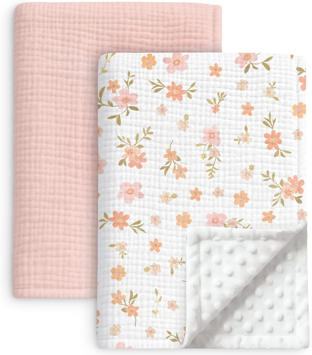 Muslin Baby Blankets (Floral