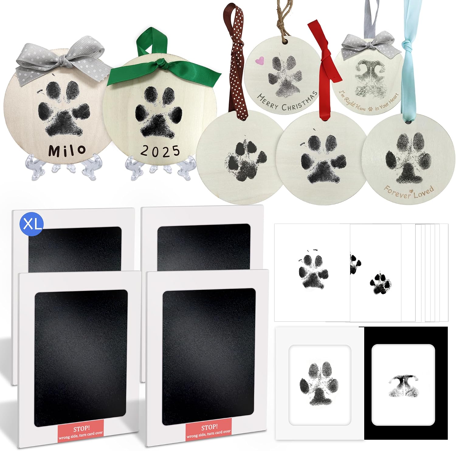 Inkless Pet Paw Print Kits
