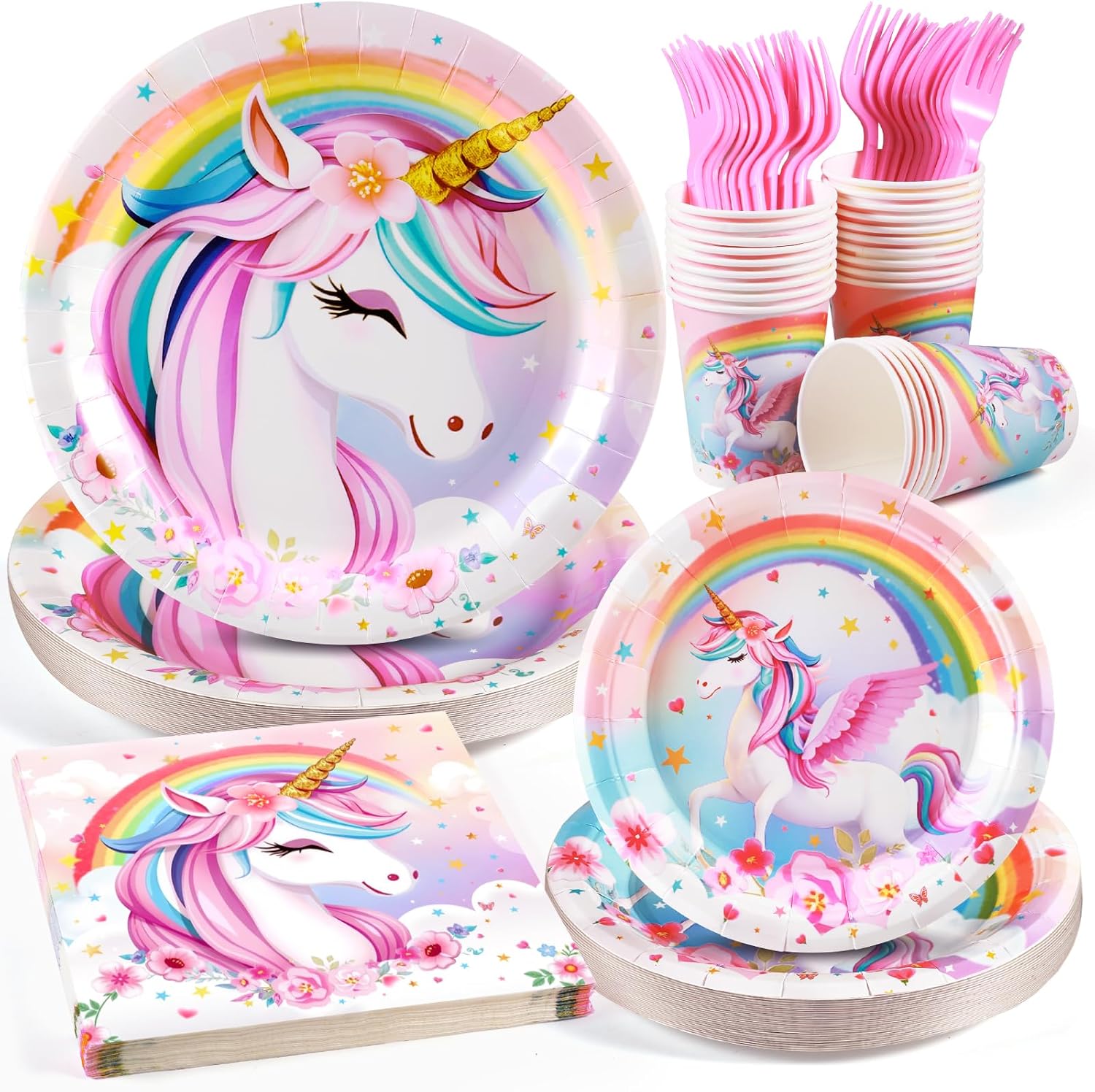 Unicorn Party Supplies (24