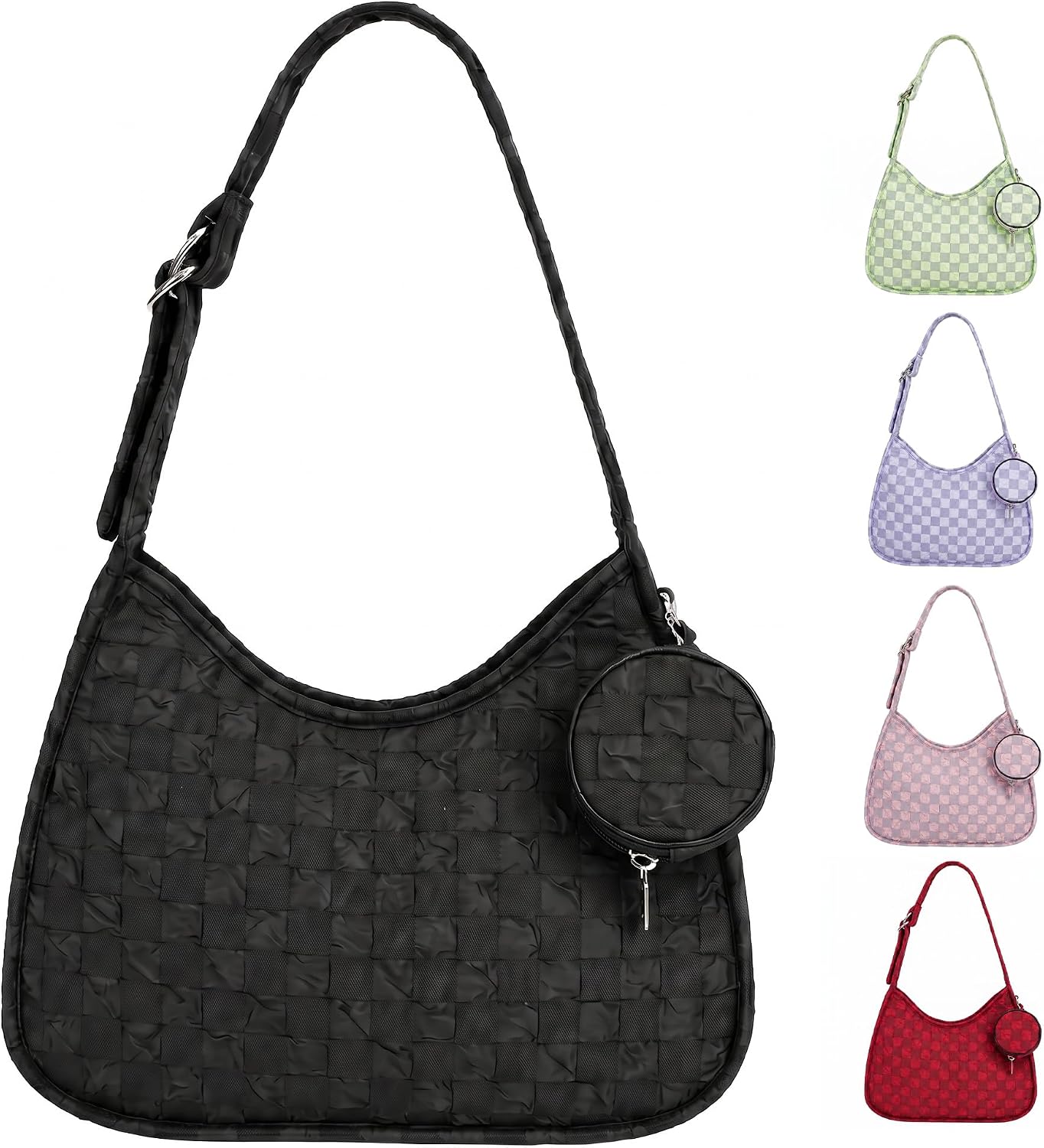 FHELAD Checkered Shoulder Bags