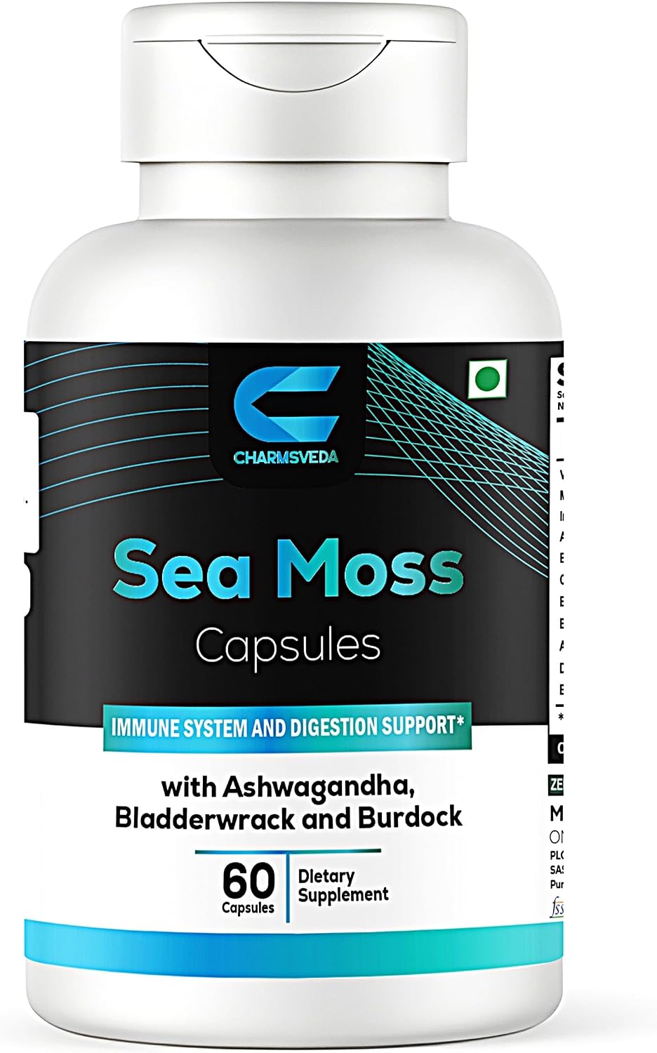 Charmsveda Sea Moss Wellness Capsules