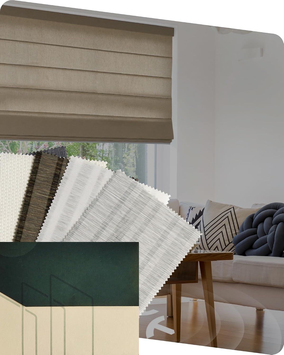 Yoolax Smart Roman Shades
