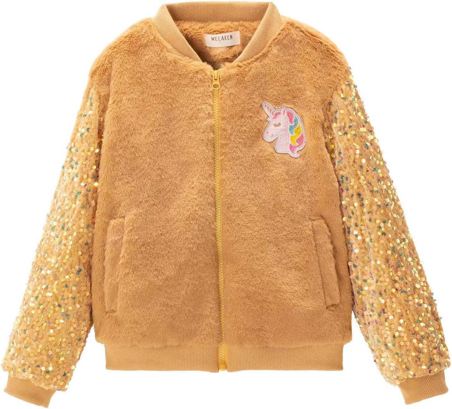 WELAKEN Unicorn Fleece Jackets