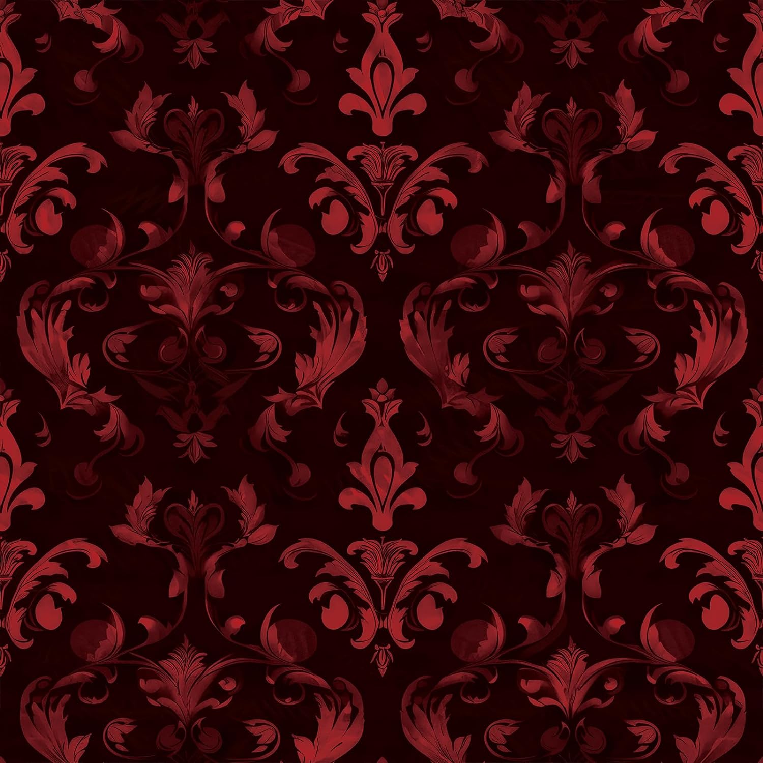 FLFK Vintage Red Gothic Wallpapers