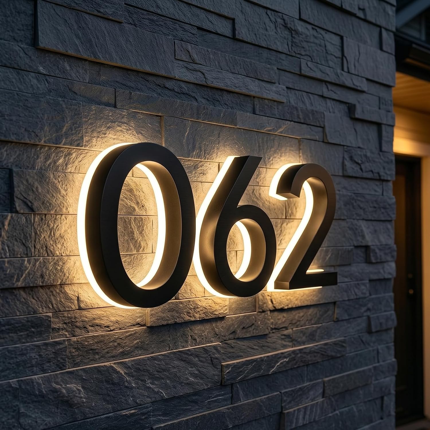 MOLCOVEX Solar LED House Numbers