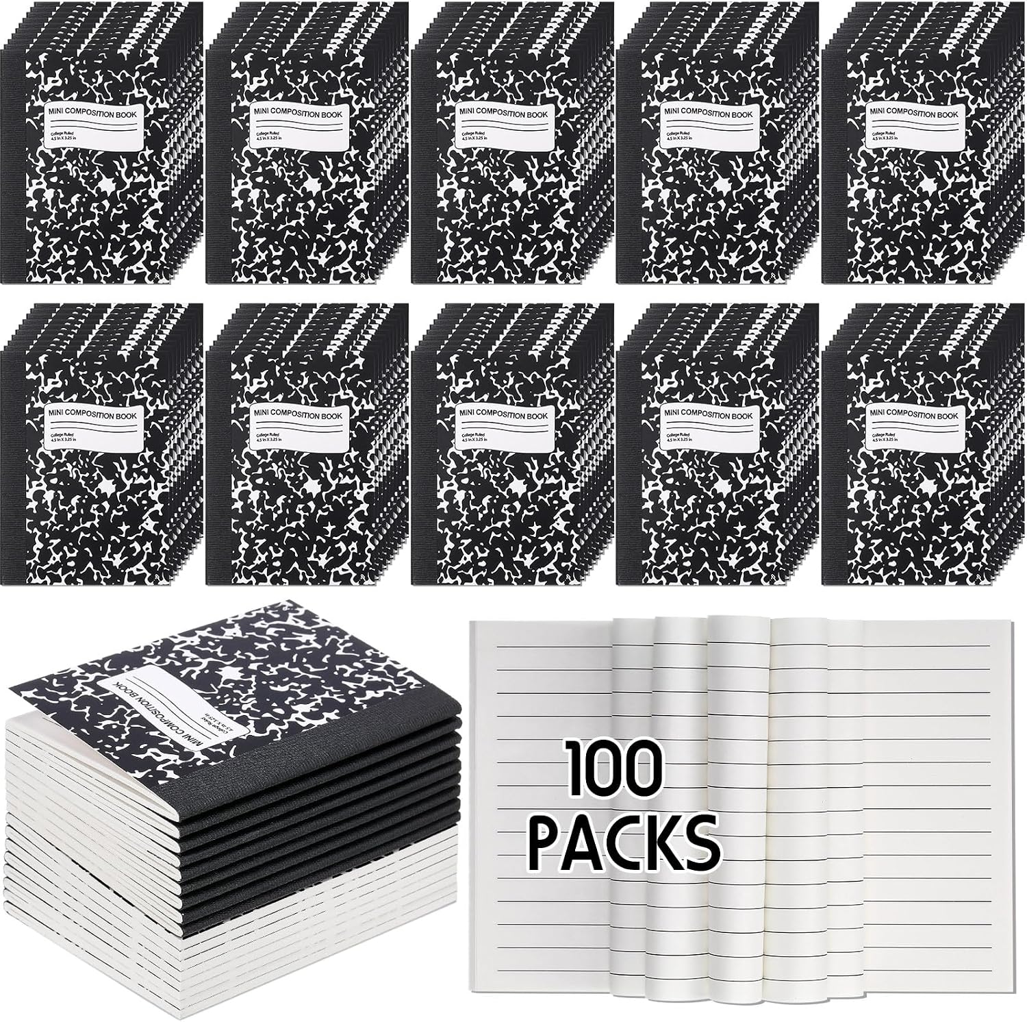 Fainne Mini Composition Notebooks (Black