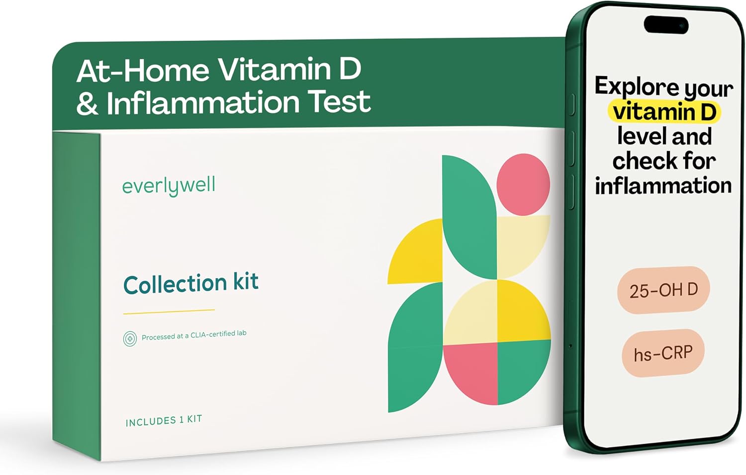 Everlywell Vitamin D + Inflammation Test Kits