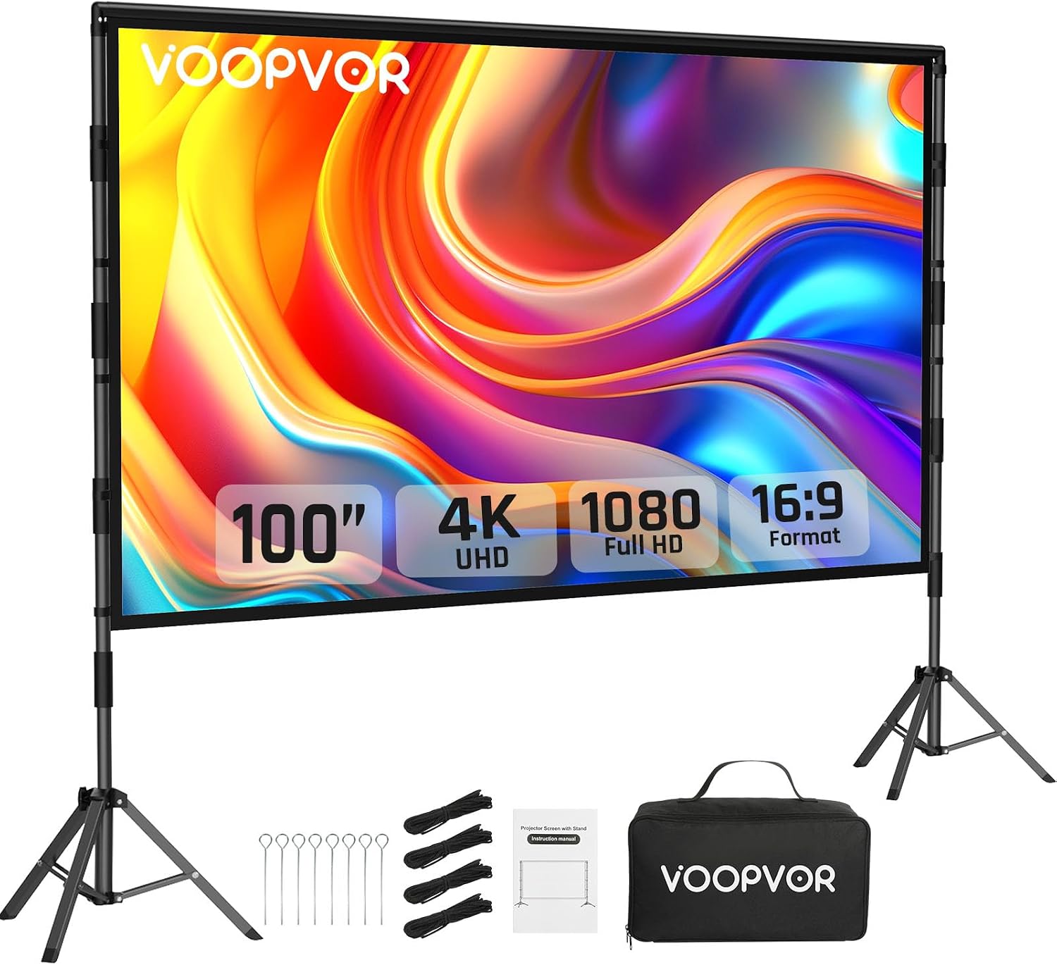 VOOPVOR 100 Inch Screens