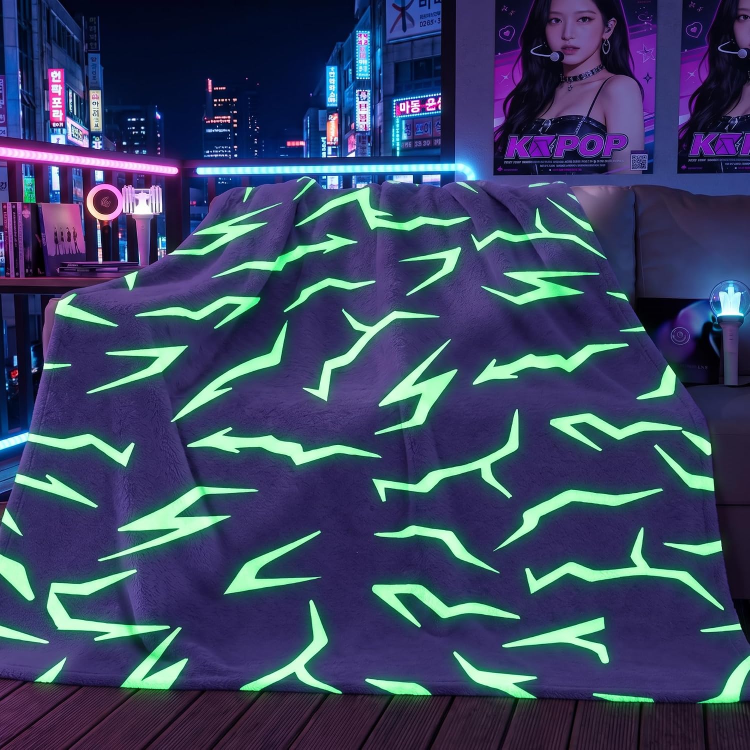 K-POP Glow in The Dark Blankets