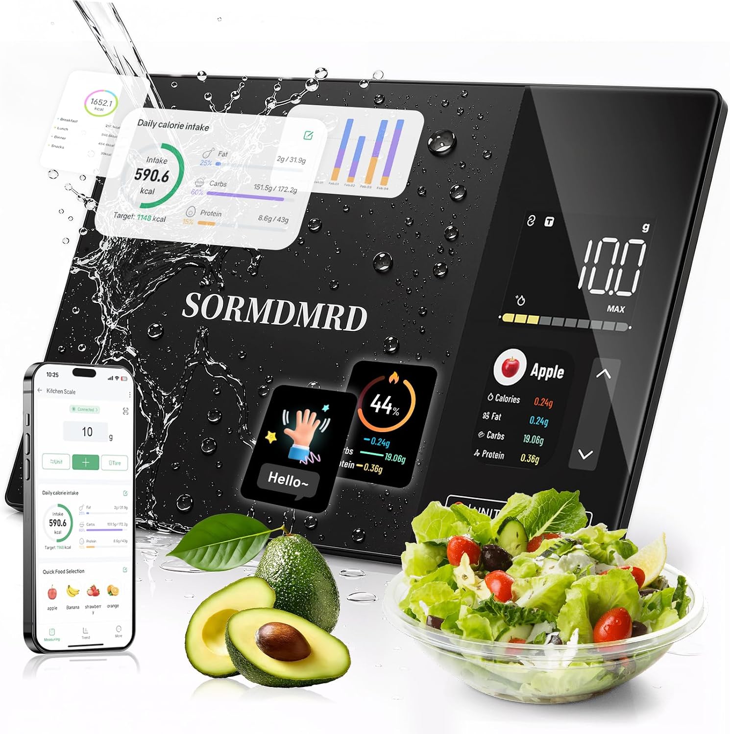 Smart Food Scales with Nutrition Calculator