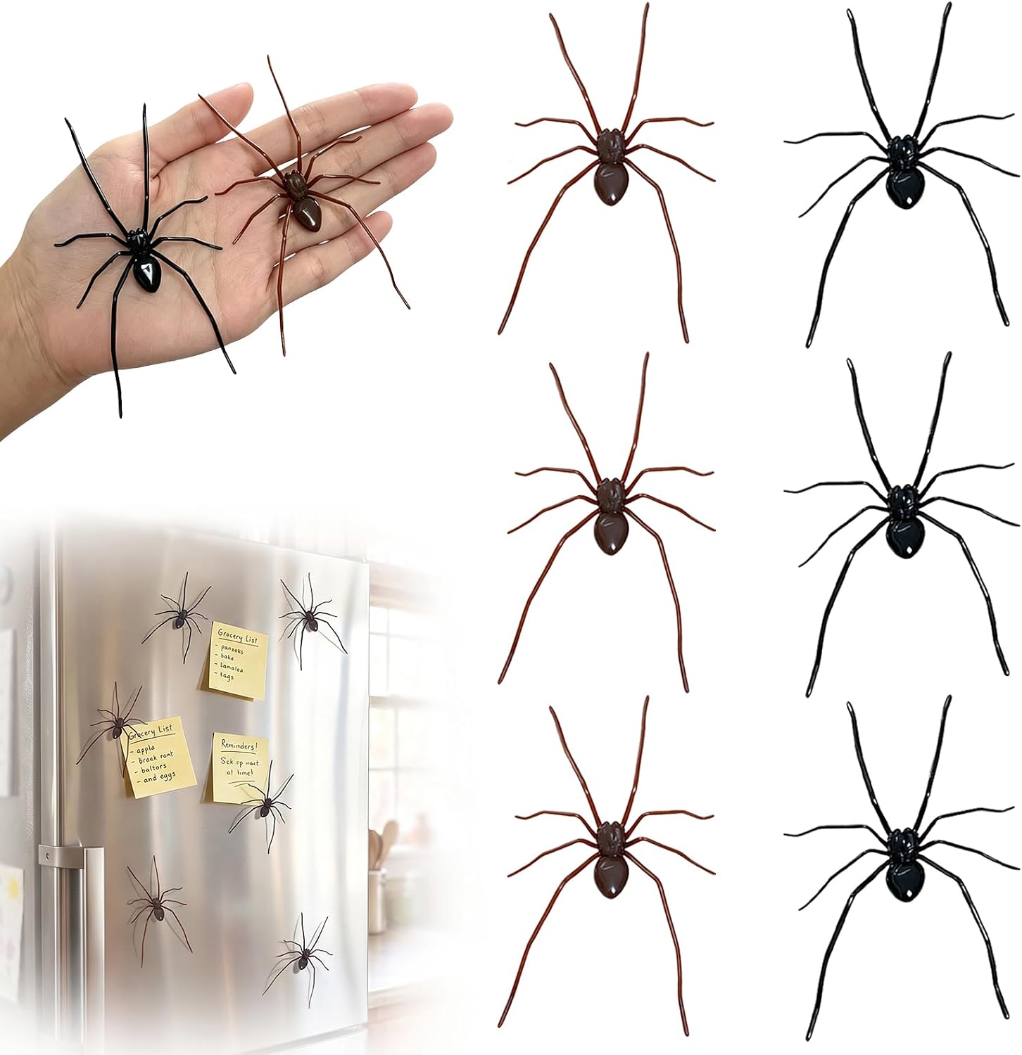 3D Spider Fridge Magnets