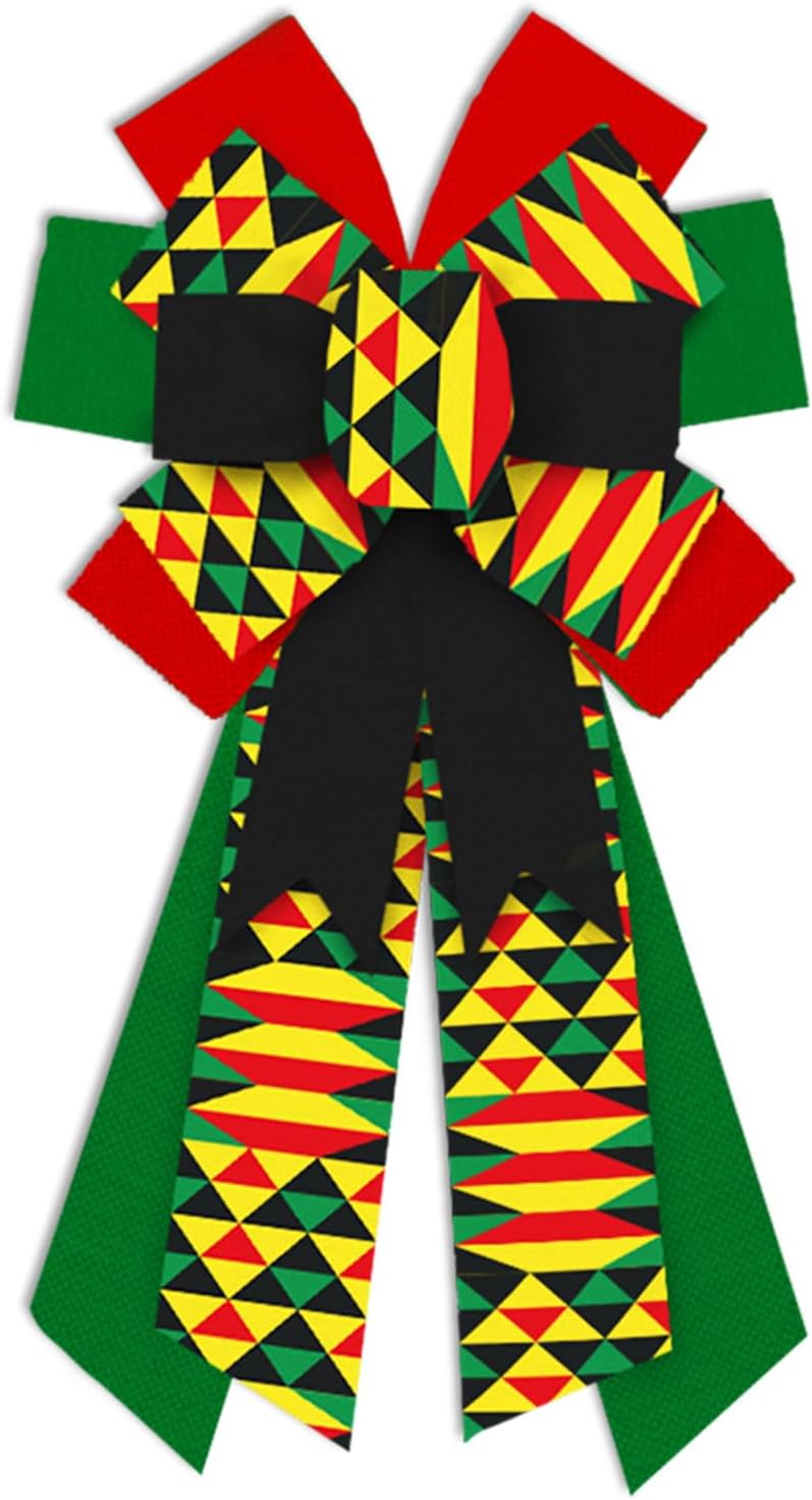 Kwanzaa Wreath Bows