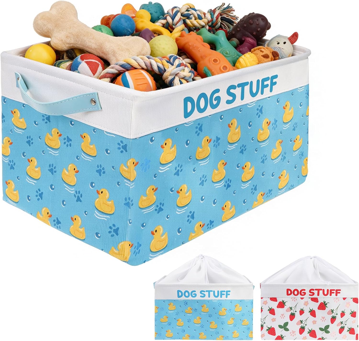 KOOLTAIL Collapsible Dog Toy Baskets