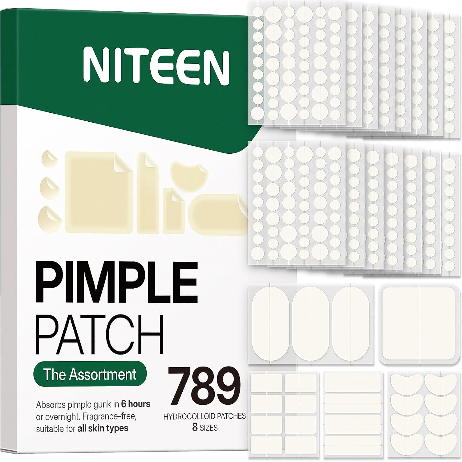 NITEEN Pimple Patches (Variety Pack