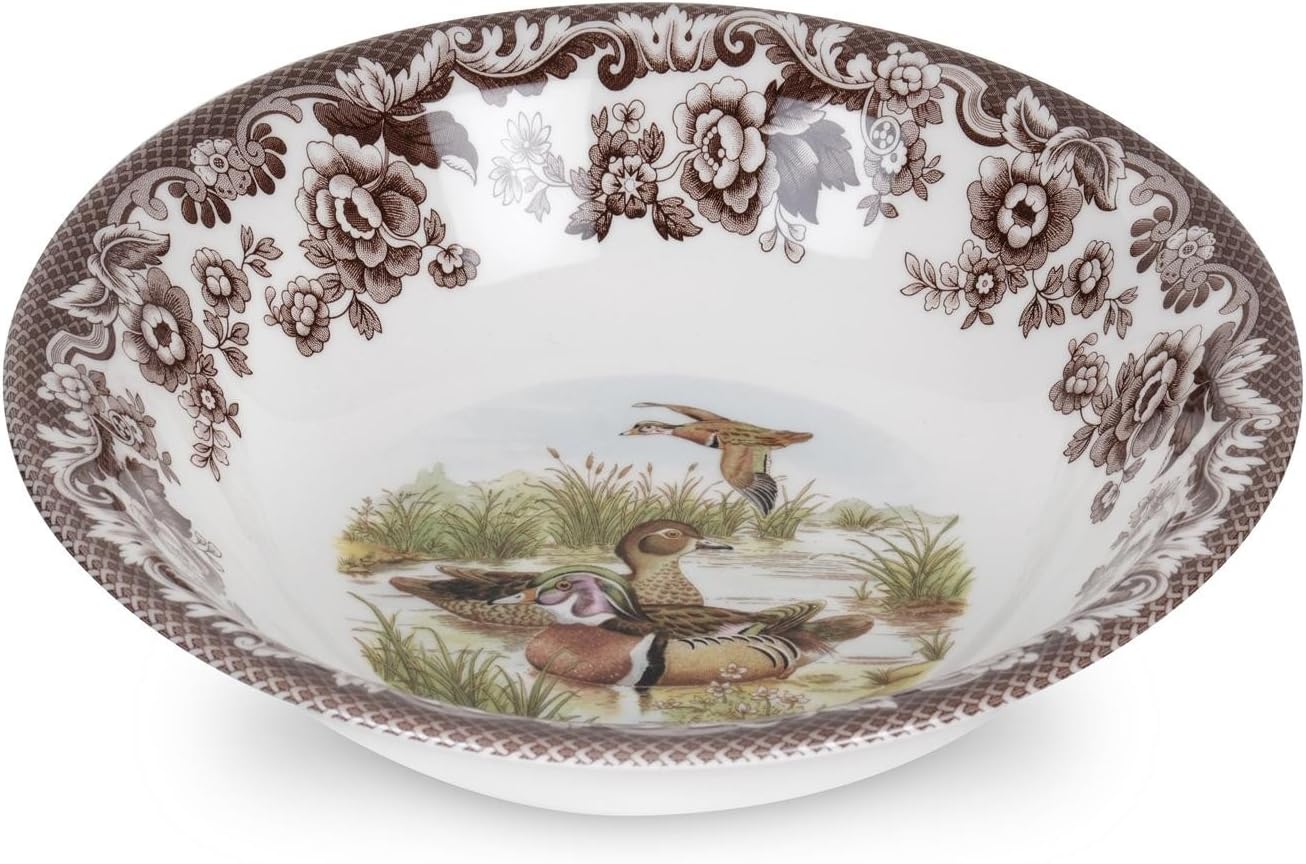 Spode 1566392 Ascot Cereal Bowl, Multicolor