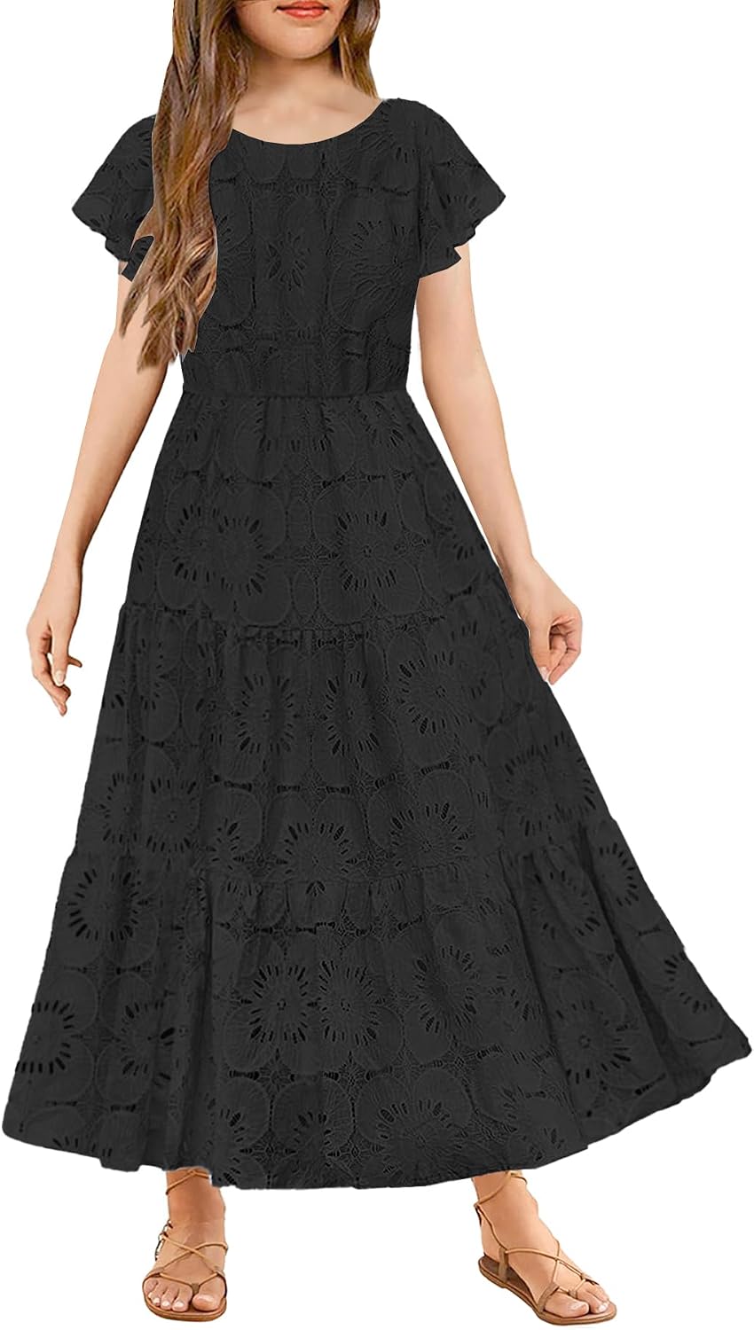 HOSIKA Vintage Floral Maxi Dresses