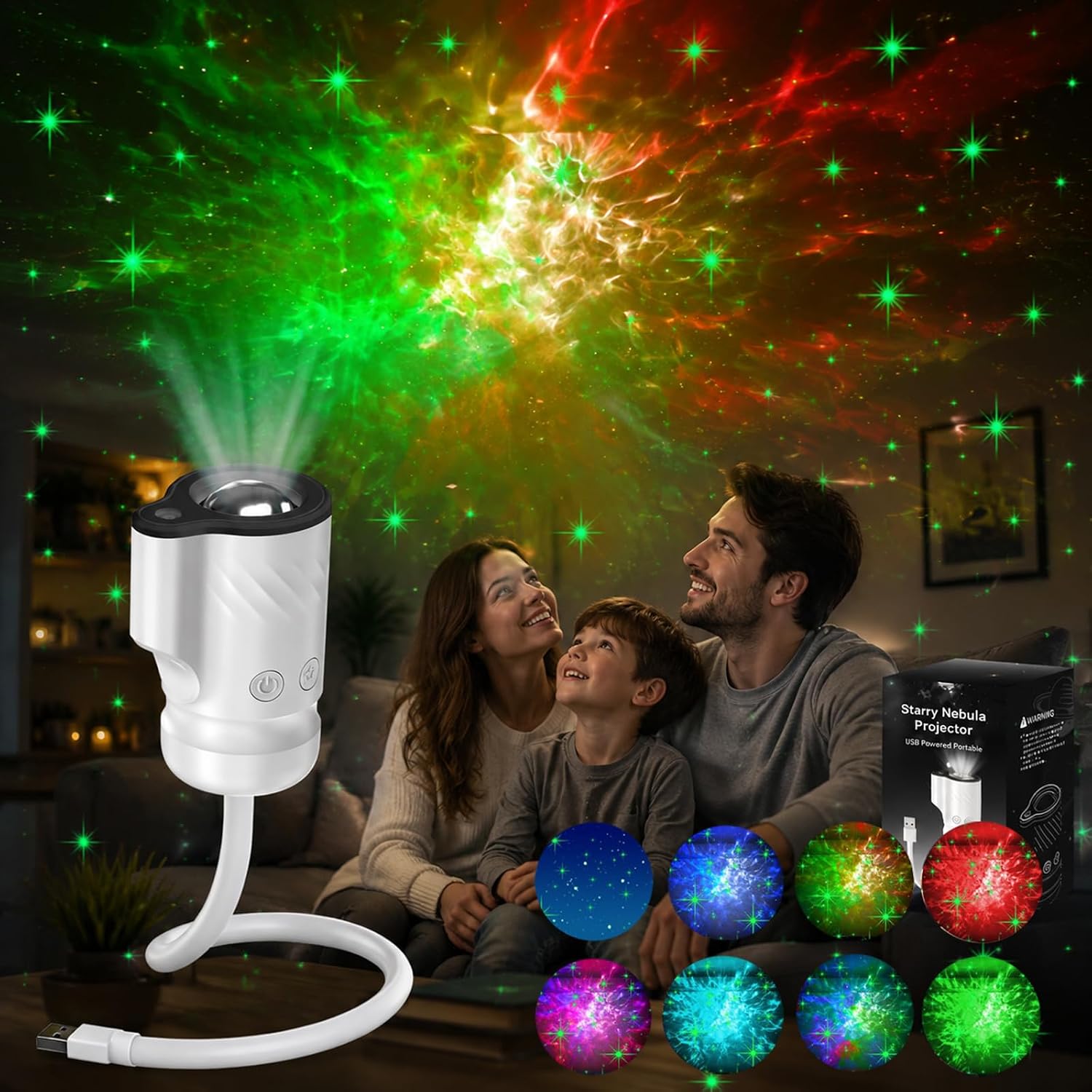 Galaxy Projector Night Lights
