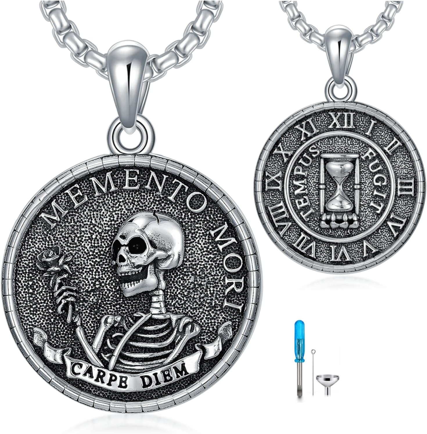 PELOVNY Memento Mori Ash Necklaces
