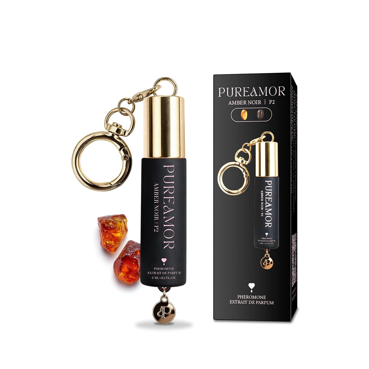 PUREAMOR Pheromone Perfumes (Amber Noir) | Beauty & Personal Care