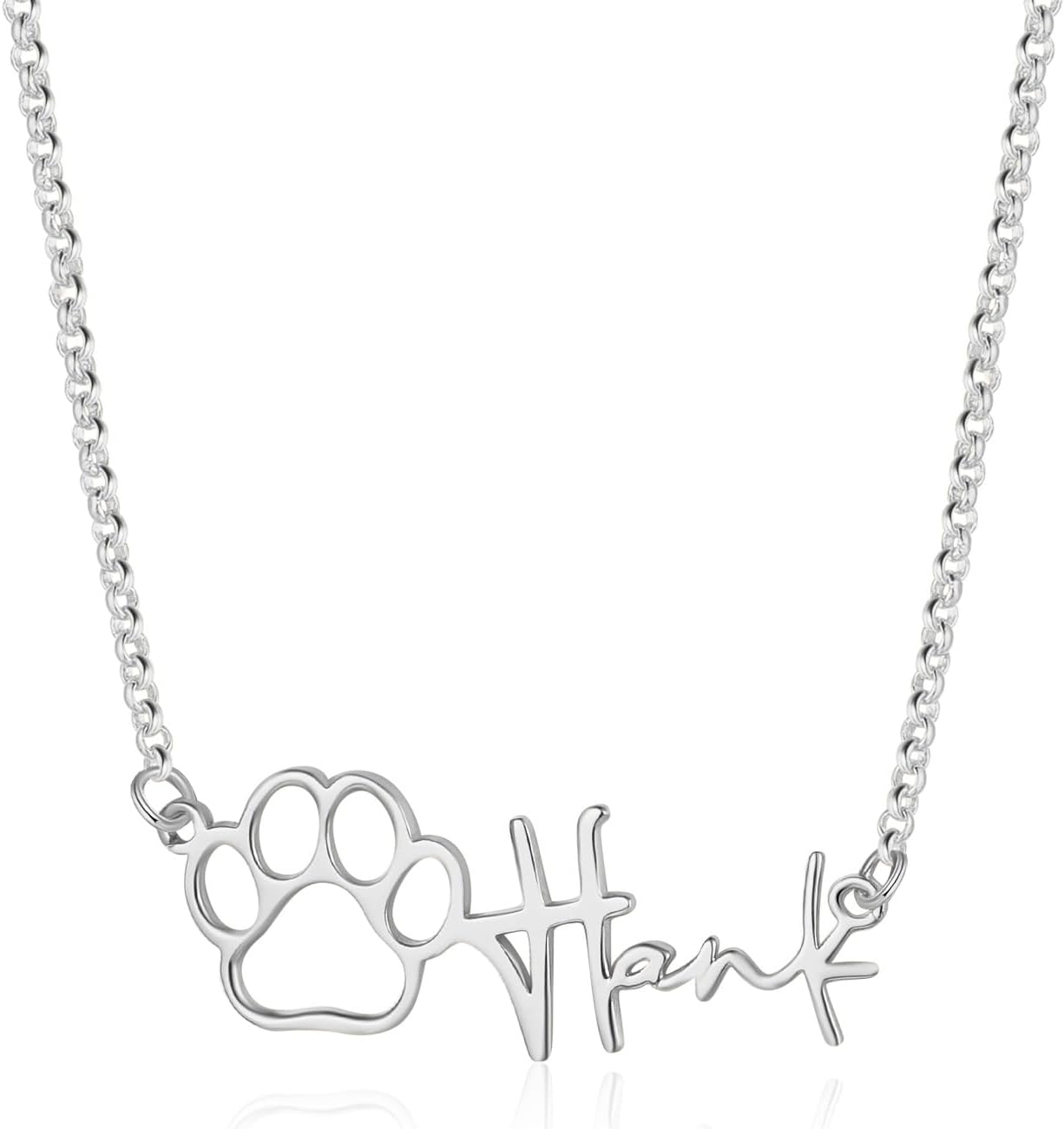 Personalized Paw Print Necklaces