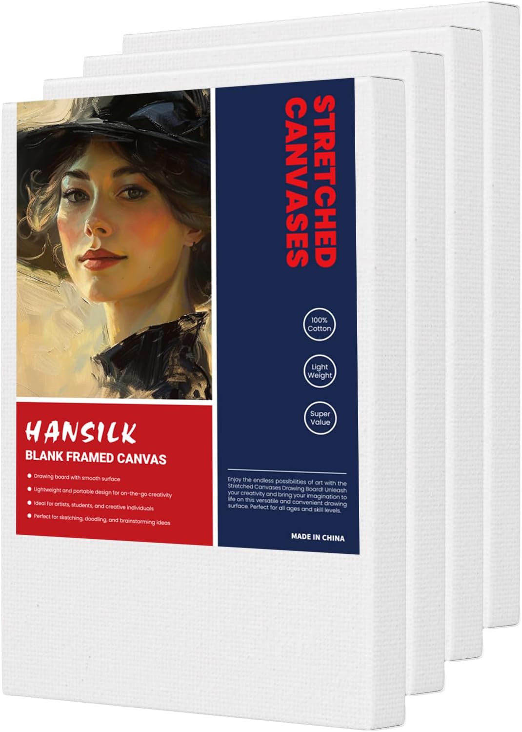 HANSILK 12x16 Canvas Packs