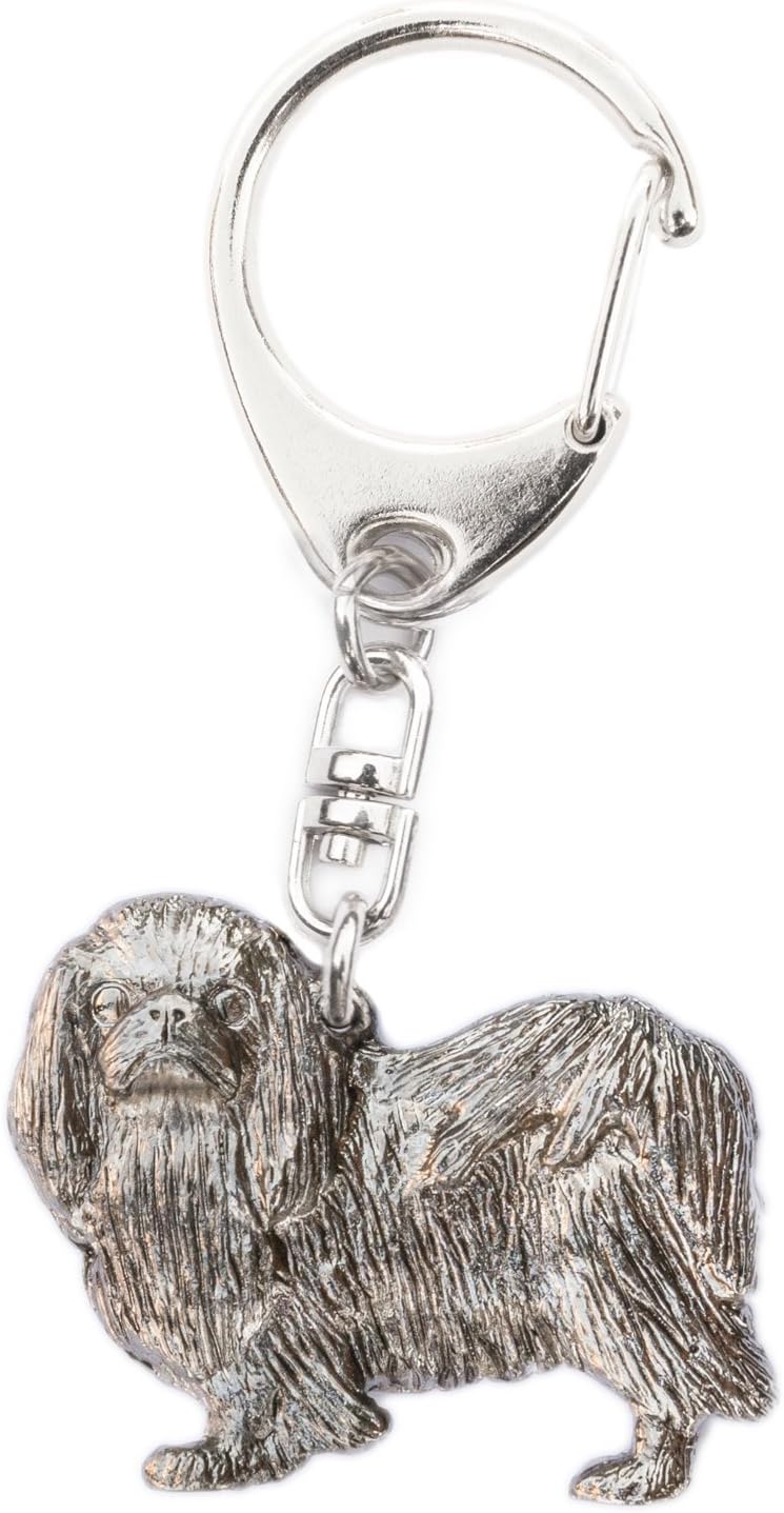 Japanese Chin Made in U.K Artistic Style Dog Key Ring Collection