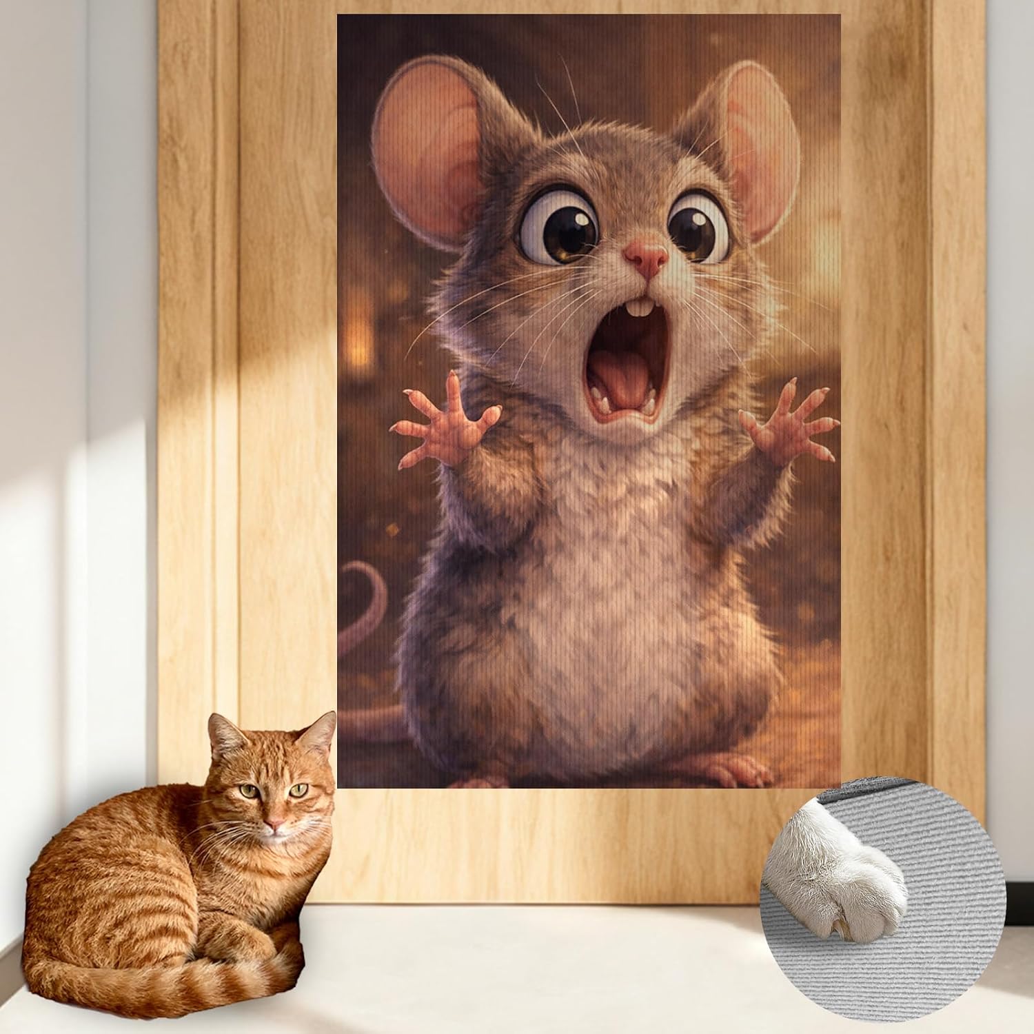 Nuxovilar Cat Wall Scratchers