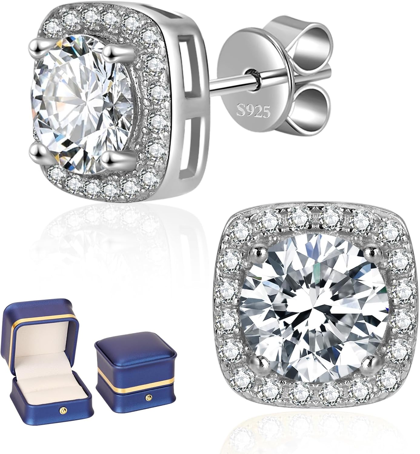 Moissanite Stud Earrings