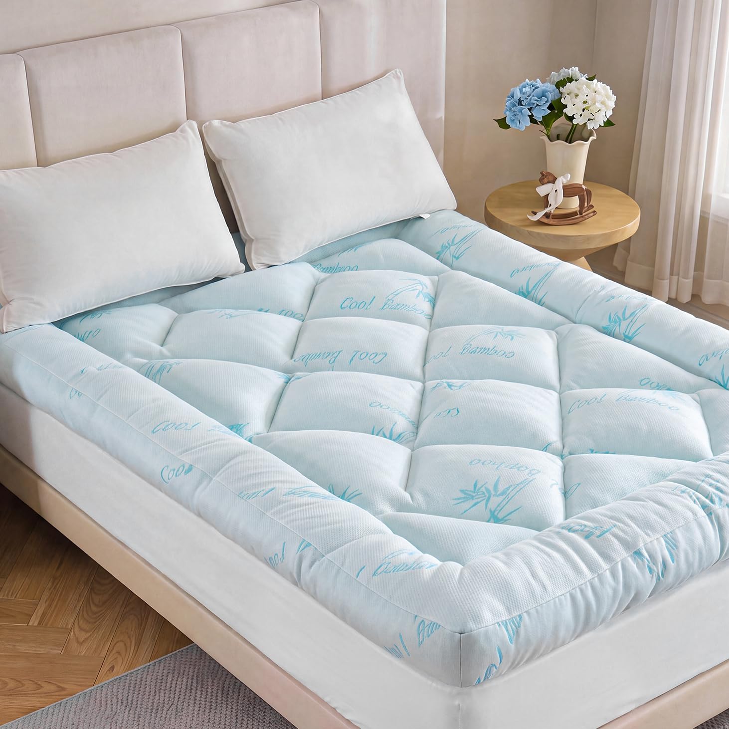 Downcool Cooling Queen Mattress Toppers
