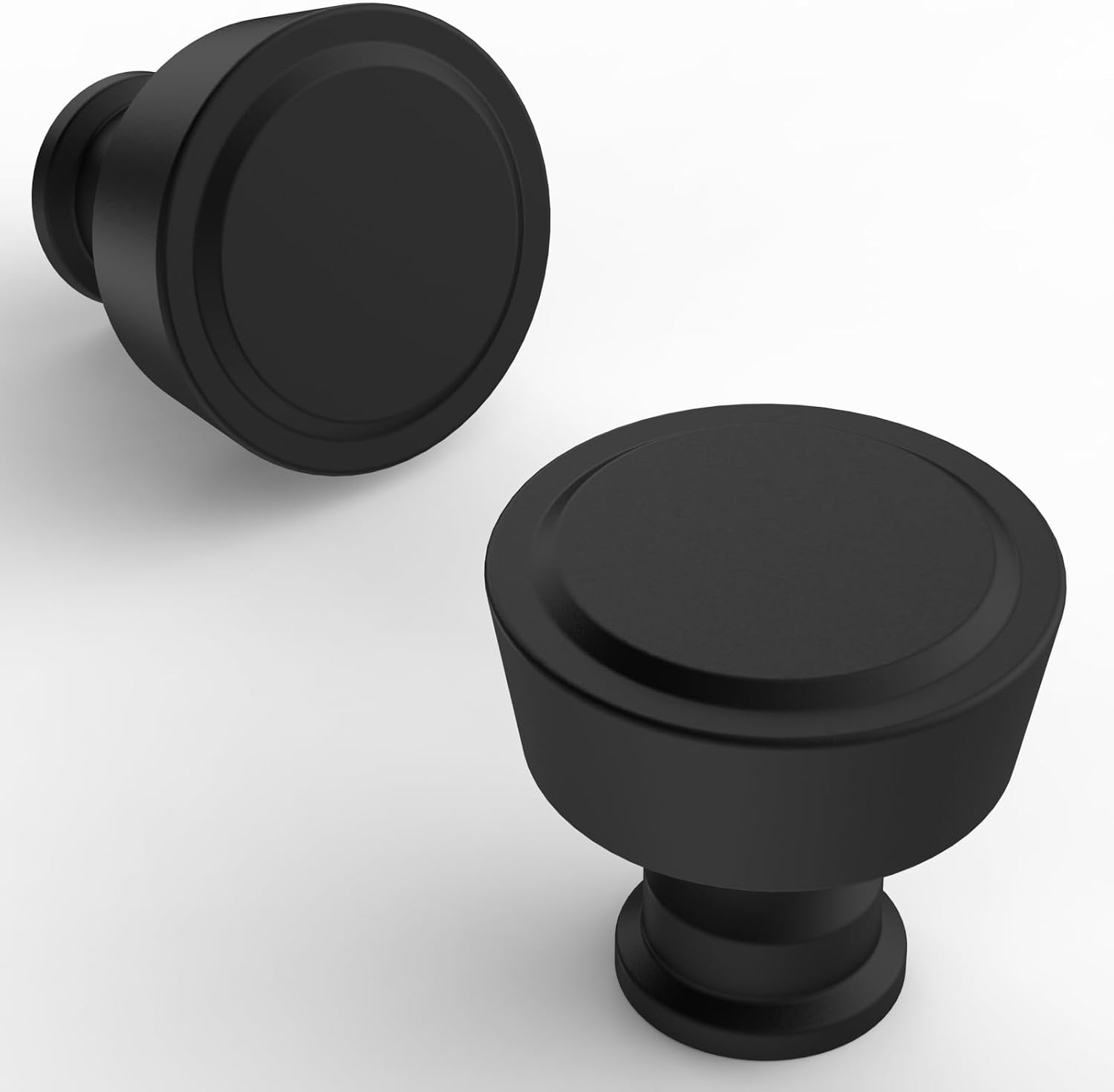 Talentedeco Matte Black Cabinet Knobs
