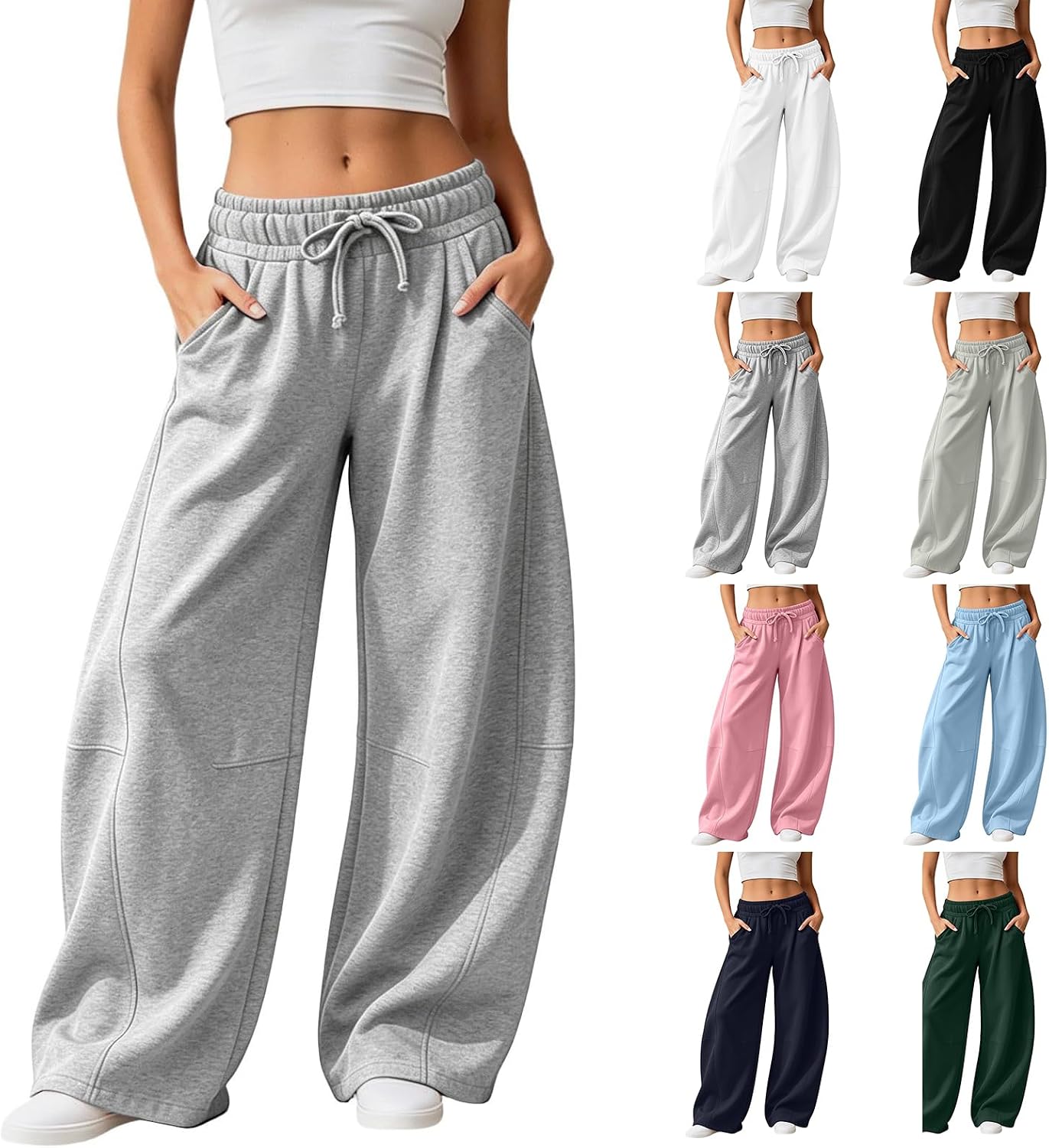 Barrel Leg Sweatpants