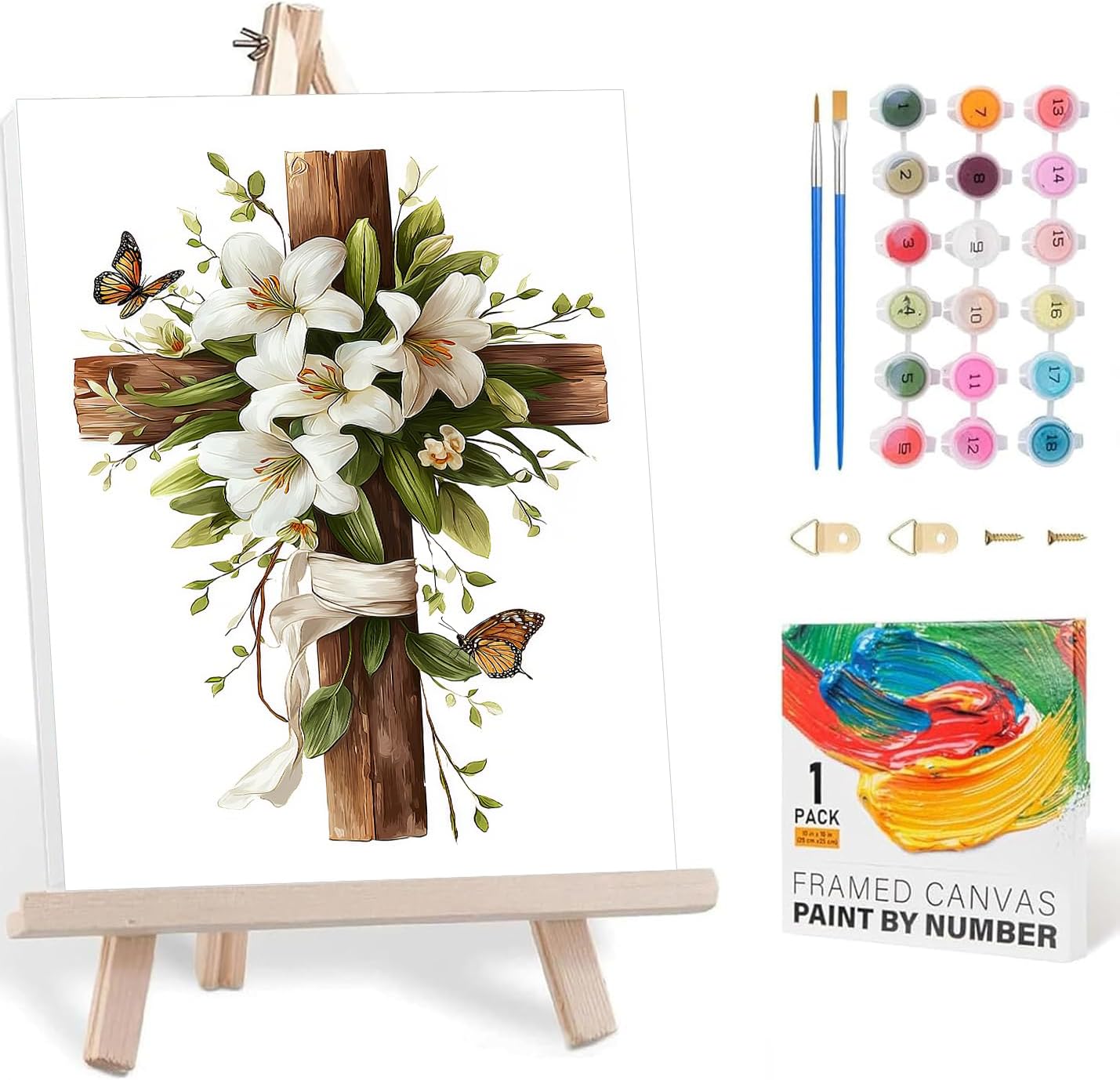 Wooden Paint by Numbers Kit