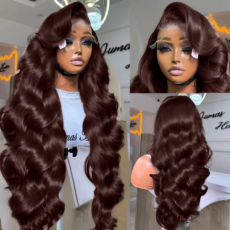 Chocolate Brown Human Hair Wigs