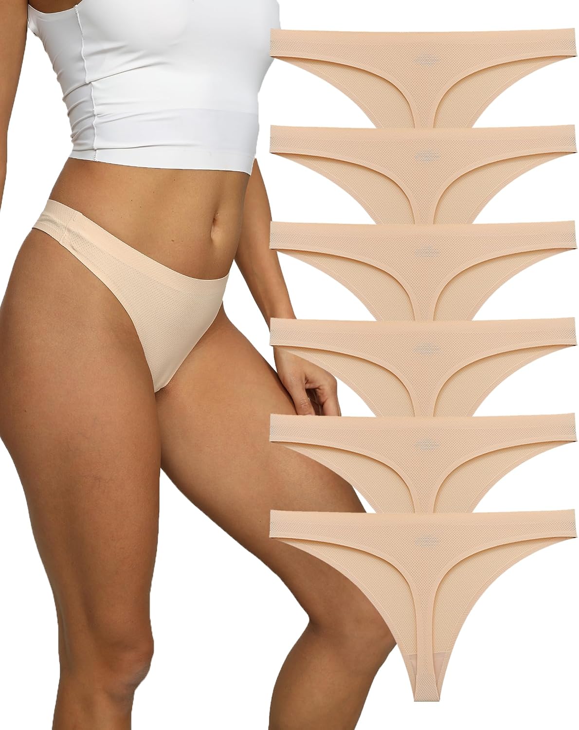 SweetSnow Seamless Thongs